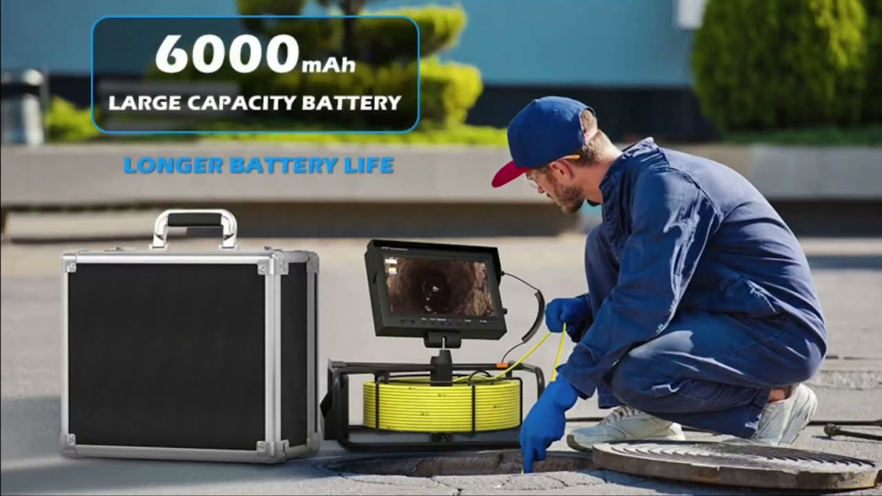 Was tun bei Verstopften Abfluss Rohr Kamera mit DVR, Inspektionskamera Kanalkamera 30M