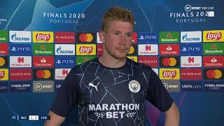 "Different year, same stuff!"  Kevin de Bruyne laments another Champions League exit for Man City.