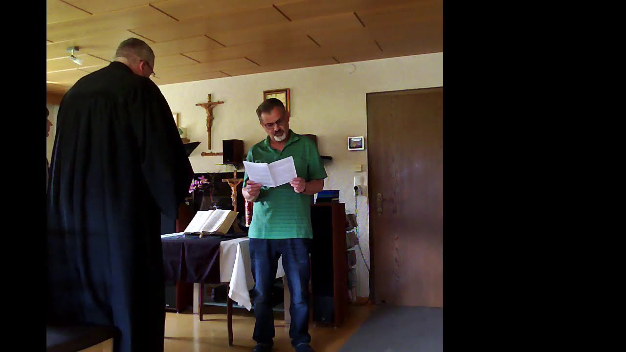 Gottesdienst am Karfreitag - YouTube