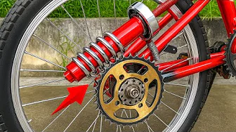 From now on your bike will not need a chain anymore | DIY chainless motor idea