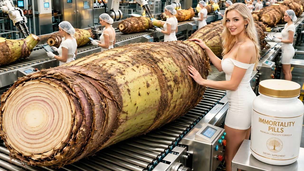 From Giant Banana Corms to Immortality Pills | Complete Factory Process