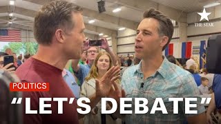 Fighting Over Potential Debate, Missouri’s Hawley And Kunce Trade Barbs At State Fair