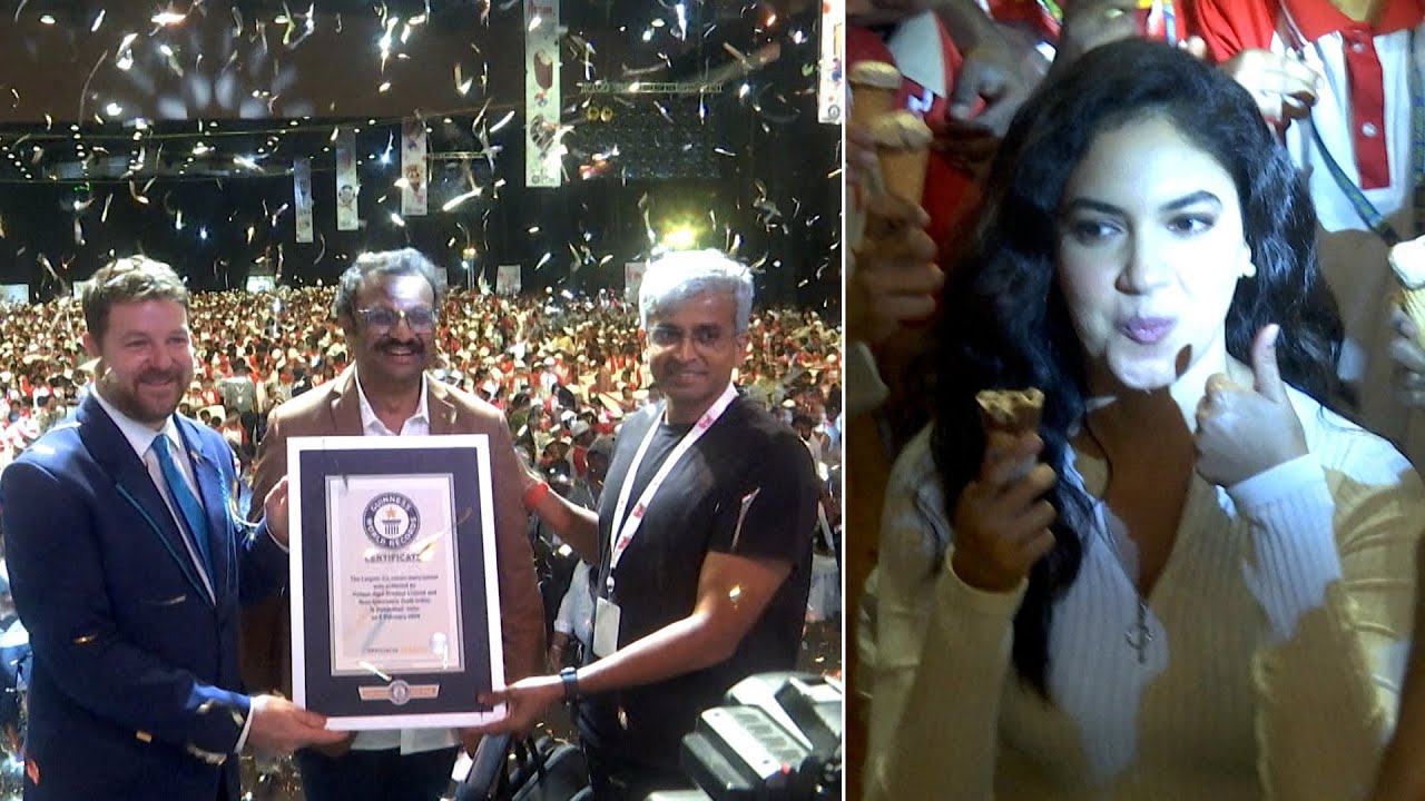 Arun Ice Cream achieves a Guinness World Record