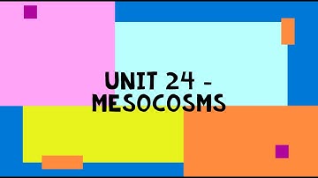 Mesocosms