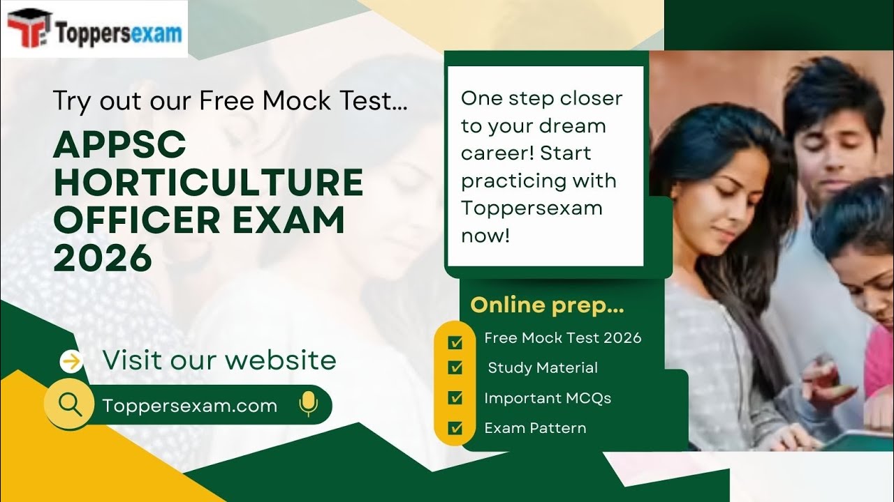 Краткие вопросы для экзамена на должность специалиста по садоводству APPSC 2026 | Важные вопросы ...