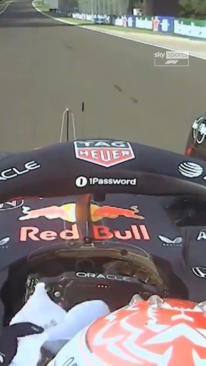 Max Verstappen throws a rag onto the track in practice! 👀