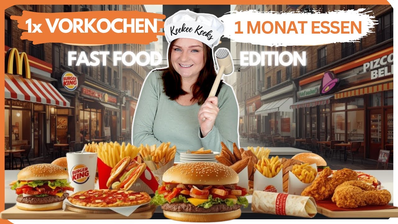 VORKOCHEN für 1 Monat - Fast-Food Alternative - Meal Prep XXL - Freezer Meals deutsch