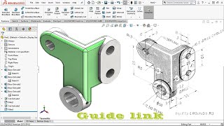Solidworks tutorial: Exercise #20 (Guide link)