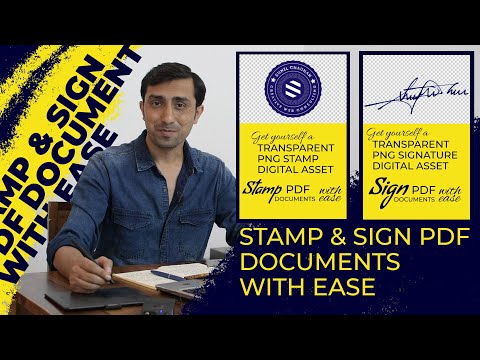 How to Stamp Sign a PDF Document