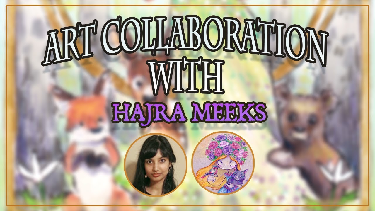 'Spring Nymph' an ACEO illustration Collaboration with Hajra Meeks