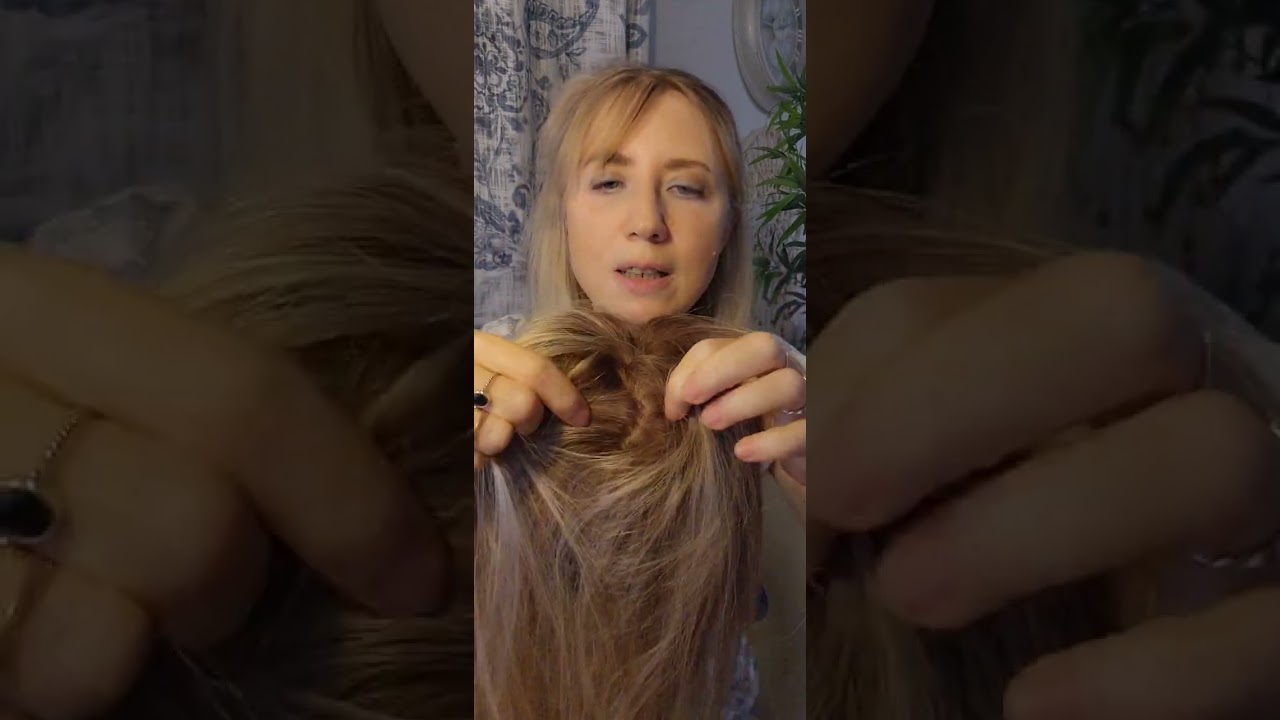 HAIRCUBE STARLUCK TOPPER HUMAN HAIR.  SO REAL