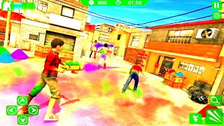 Happy Holi 2023 Indian Holi games Video / Android Gameplay 🥳 screenshot 1