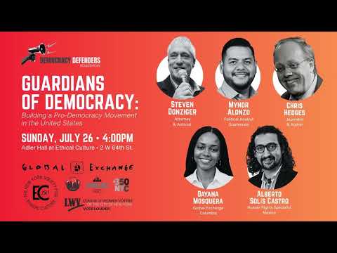 Video Democracy Roadshow: 'Guardians of Democracy: Building a Pro-Democracy Movement in the United States'