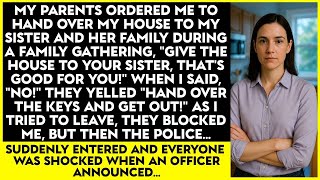 Full My Parents Ordered That I Give My House To My Sister. When I Refused, Yelled, Give Keys & Get Out! News