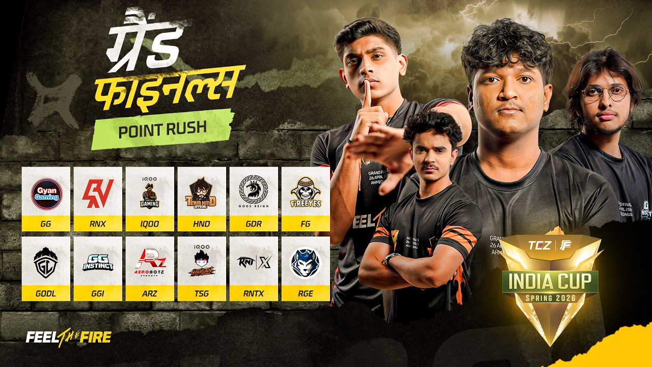 🔴 [HINDI] TEZ FFMIC 2026 Spring | Grand Finals - Point Rush
