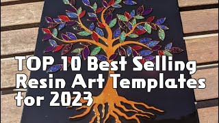 Top 10 best selling resin art templates 2023 #resinart #resincrafts #epoxyresin