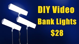 DIY Kino Flo Video Bank Lights for $28 DIY Kino Flo Video Bank Lights for $28