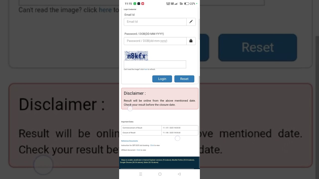 DGMS RESULT OUT**  INSTRUCTIONS FOR SLOT BOOKING AND AFFIDAVIT 2025 