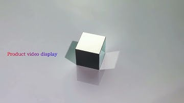 Optical alignment cube custom prism beamsplitter