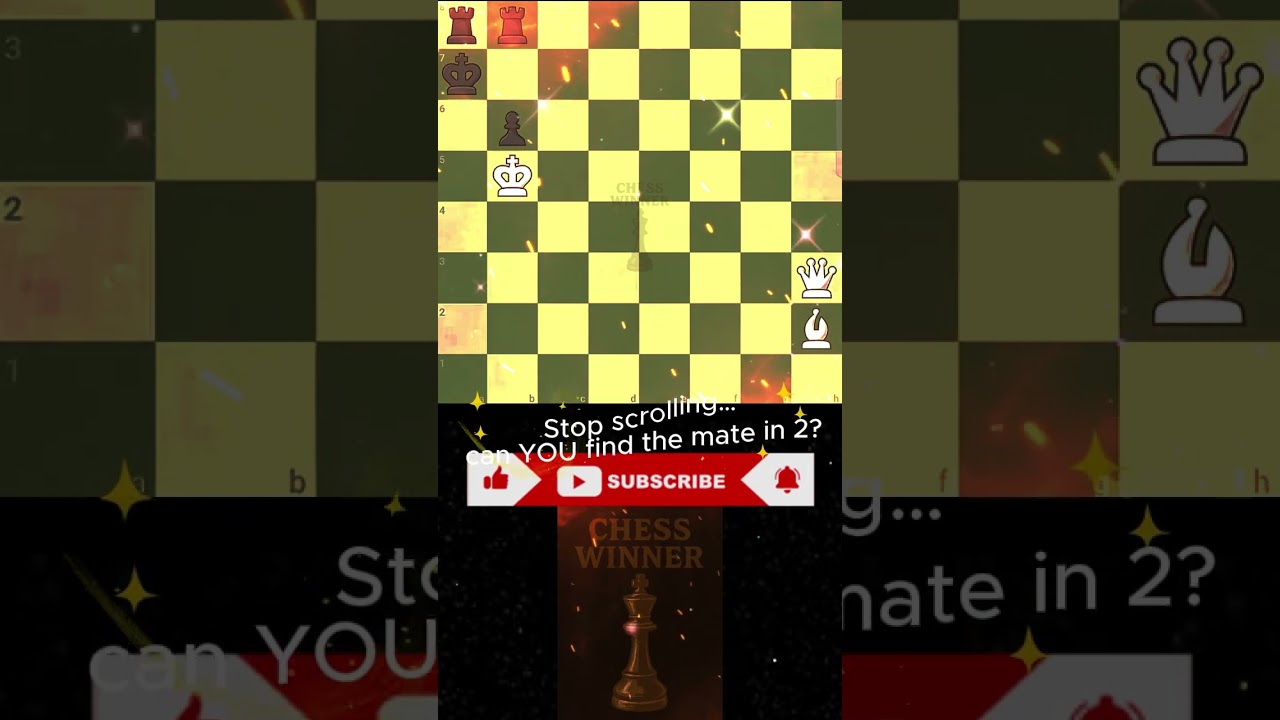 Only 1% Can See This Mate in 2 ♟️😱🔥 | Chess Winner 