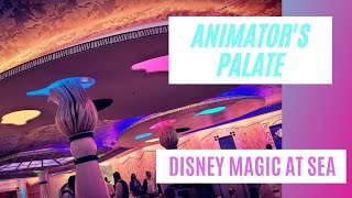 Animators Palate Disney Cruise | Disney Magic at Sea | UK Staycation | Animators Palate Disney Magic