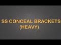 SS Conceal Brackets Heavy | Heavy Duty Support | Fortune Hardware