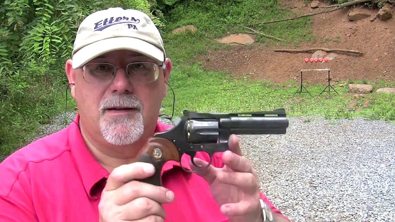 shooting colts diamondback revolver