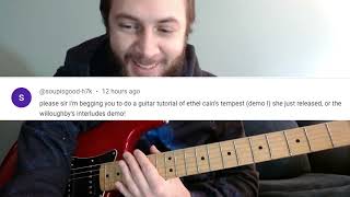 Ethel Cain Tempest Demo I guitar walkthrough