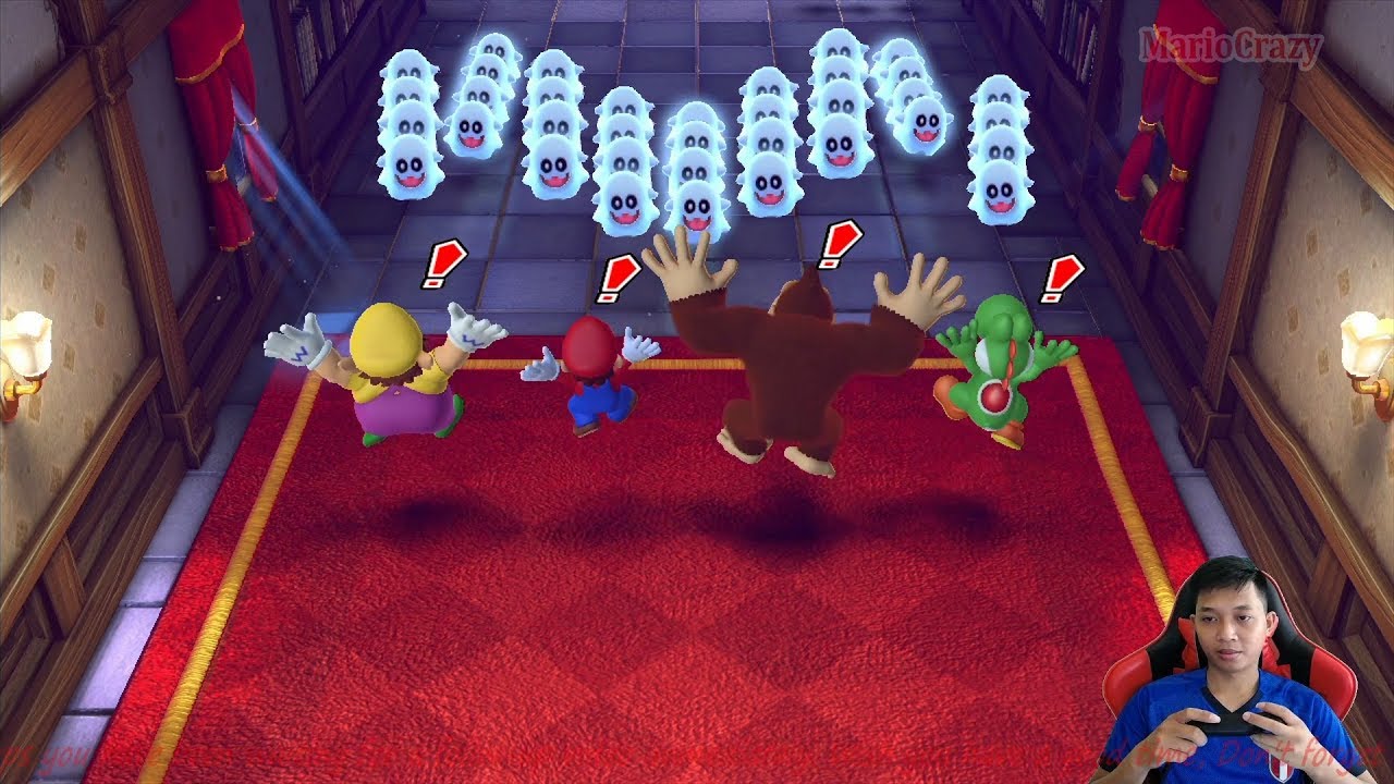 Mario Party 10 - Amiibo Party | Wario, Mario, Yoshi, Donkey Kong (Master Difficulty) #31 MARIO CRAZY