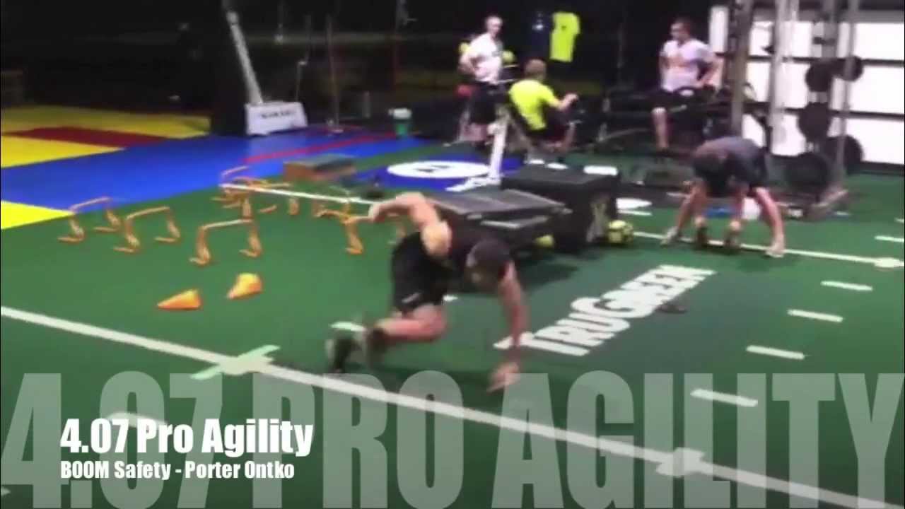 4.07 Pro Agility & 23.5 MPH Speed - Porter Ontko