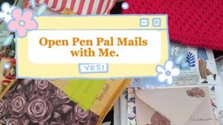 Open Pen Pal Mails with Me 💌 🌻 🍄 #happymails #penpals #snailmail