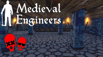 Adding a Pub | Building Vader Hall Part 8 | Medieval Engineers