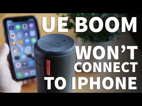 UE Boom Not Connecting to iPhone - UE Boom Speaker Won’t Connect to Bluetooth