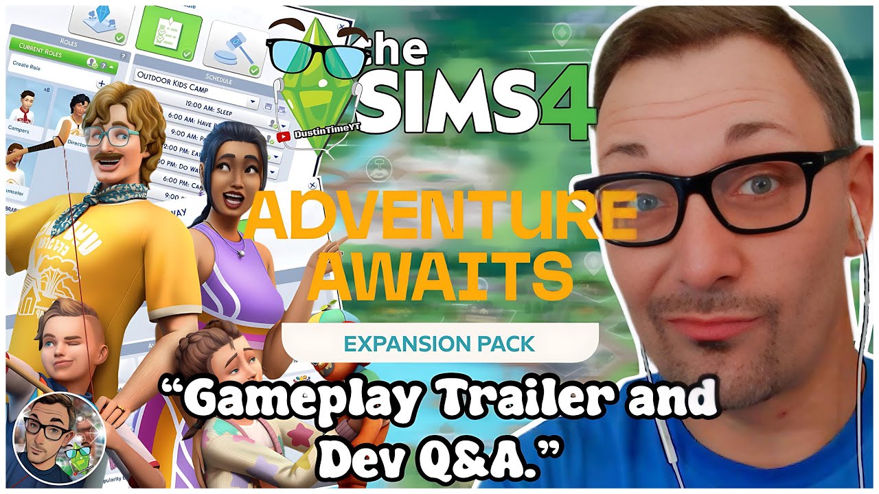 Sims 4 Adventure Awaits Gameplay Trailer Reaction and Dev Q&amp;A #eapartner #sims4 #gaming # ...
