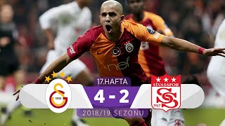 Galatasaray 4-2 Demir Grup Sivasspor 17 Hafta - 201819