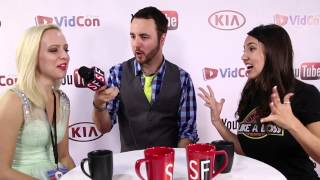 Jake Coco And Madilyn Bailey Backstage At Vidcon With Sourcefed