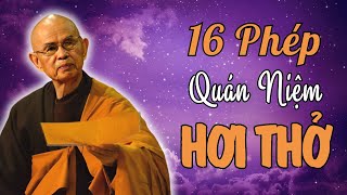 16 Phép Quán Niệm Hơi Thở Rất Hay | Thiền Sư THÍCH NHẤT HẠNH [PPUD]