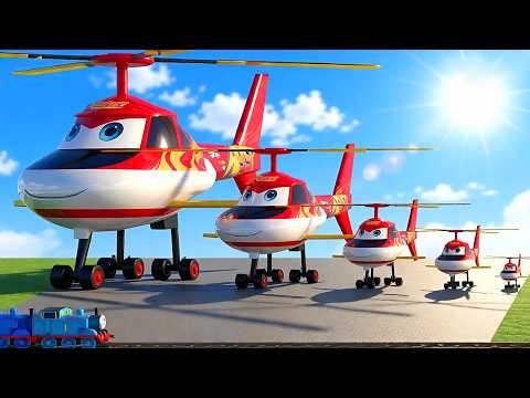 Big & Small: Planes Blade Ranger vs Thomas Trains | BeamNG.drive