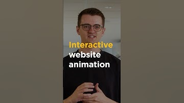 Interactive website animation #shorts
