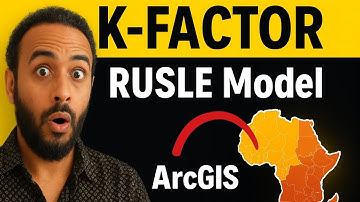Calculate Soil Erodibility Factor With RUSLE Model In ArcGIS! (አማርኛ)