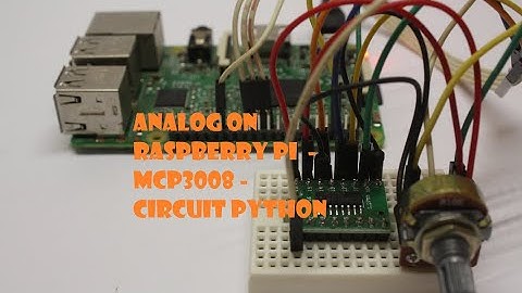 Analog input on raspberry pi using mcp3008 running on circuit python