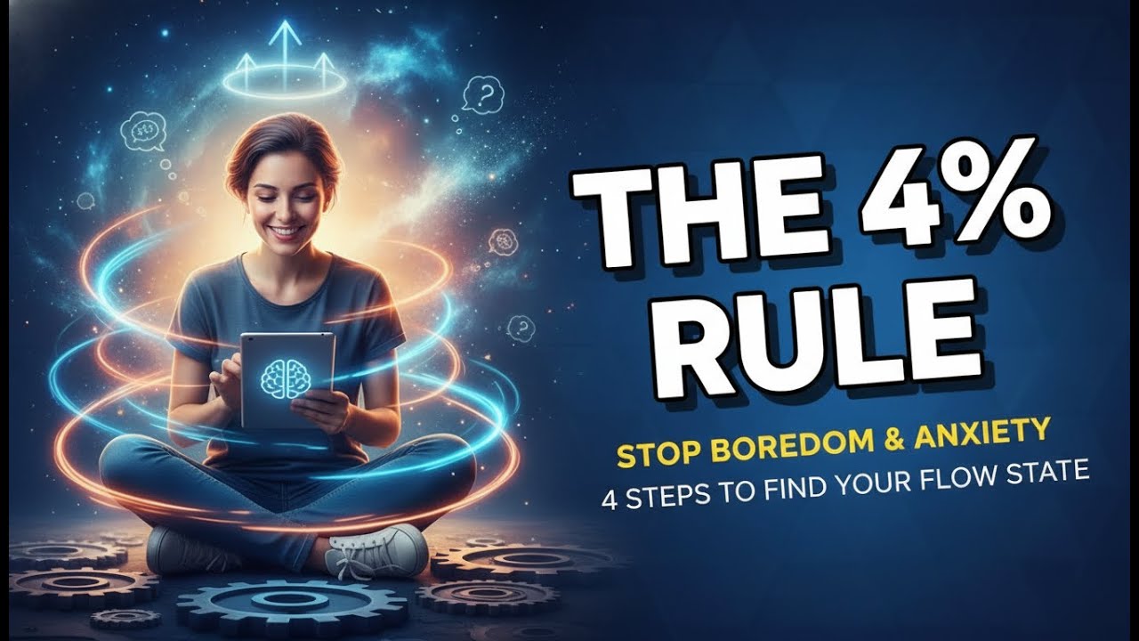 Stop Boredom & Anxiety: 4 Steps to Find Your Flow State