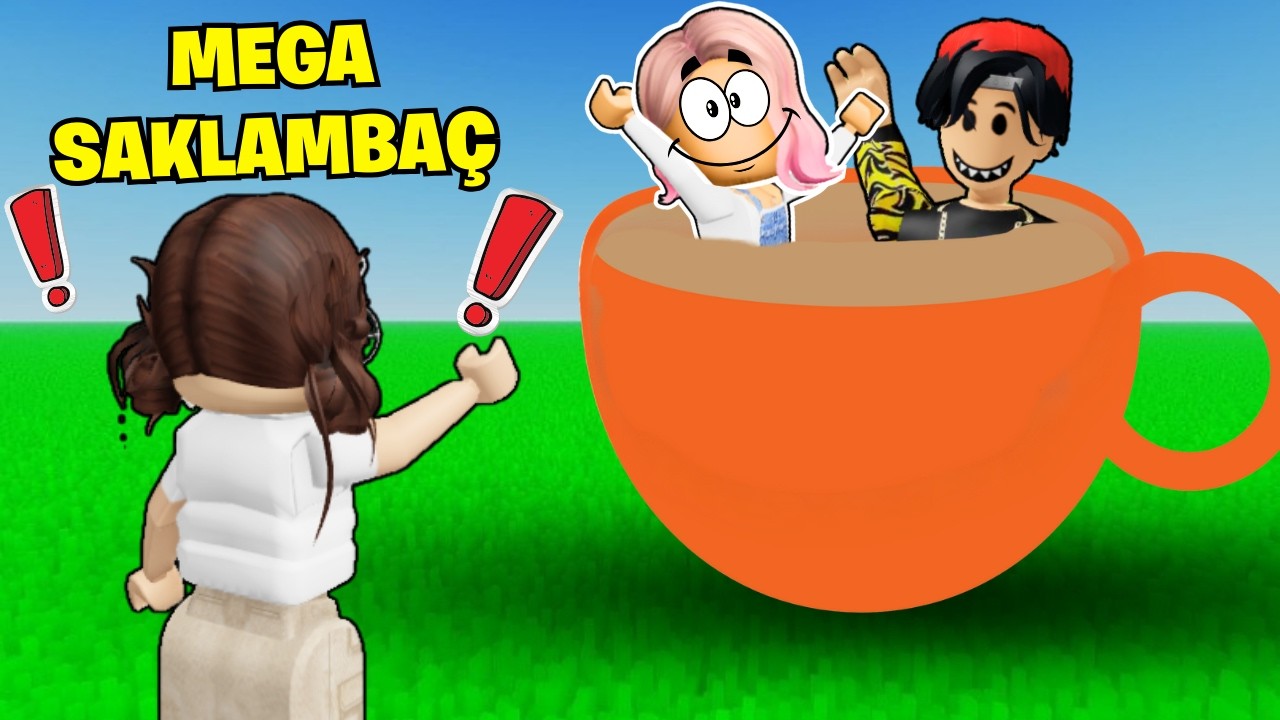 HIRSIZ OLUP EN BULUNMAZ YERLERE SAKLANDIK😊AYŞEM ECE ARI💥ROBLOX MEGA HIDE AND SEEK