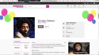 Yesterday is Scrapp Deleon's 33rd birthday. We wish him a pleasant birthday journey.