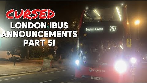 Cursed London iBus announcements | Part 5!