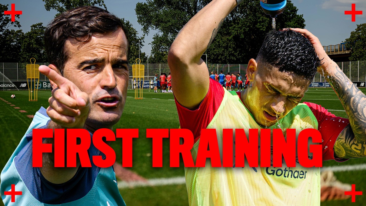 BEST OF first training session of 2026/27 at Bayer 04 – Highlights & Interview with Aleix Garcia