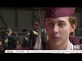 Months after losing his leg, Mountain Ridge High senior walks across the stage at his graduation