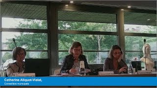 Catherine Aliquot-Vialat St Pierre du Perray - intervention en conseil municipal sur le CA 2023