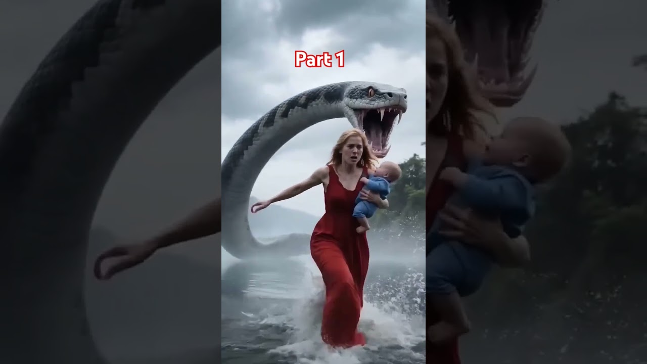 Big snake want to kill people 