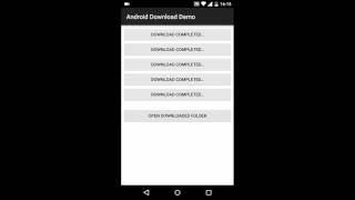 Android Download Files From Server Demo